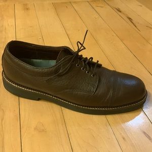 H.S. Trask Bison Leather Oxford Size 11.5